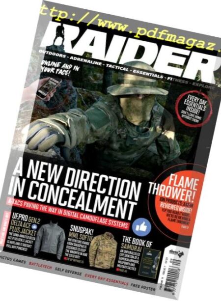 Raider – October 2018 Cover
