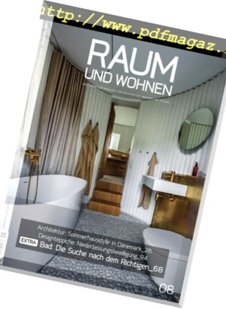 Raum und Wohnen – August 2018 Cover