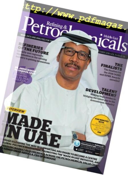 Refining & Petrochemicals Middle East – September 2018 Cover