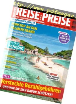 Reise und Preise – August-Oktober 2018
