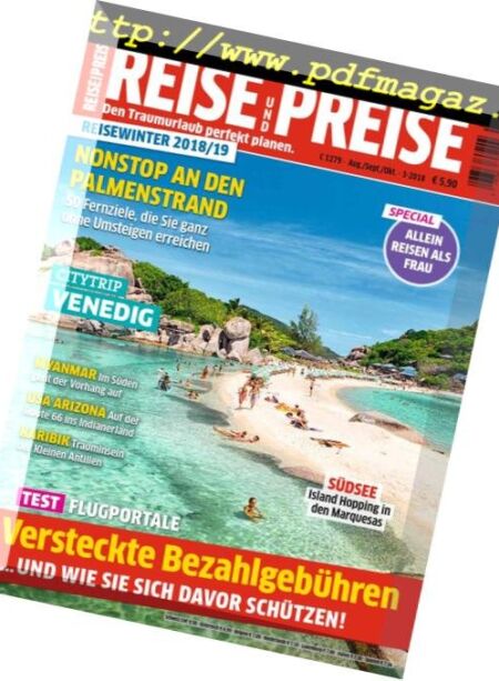 Reise und Preise – August-Oktober 2018 Cover