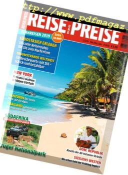 Reise und Preise – November 2018 – Januar 2019