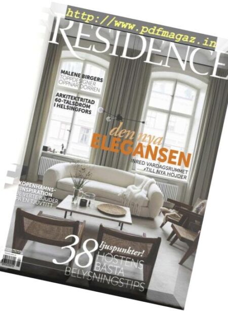 Residence – september 2018 Cover