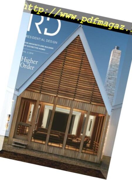 Residential Design – VOL3, 2018 Cover