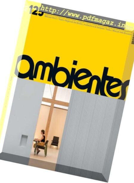 Revista Ambientes – septiembre 2018 Cover