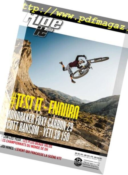Ride It – novembre 2018 Cover