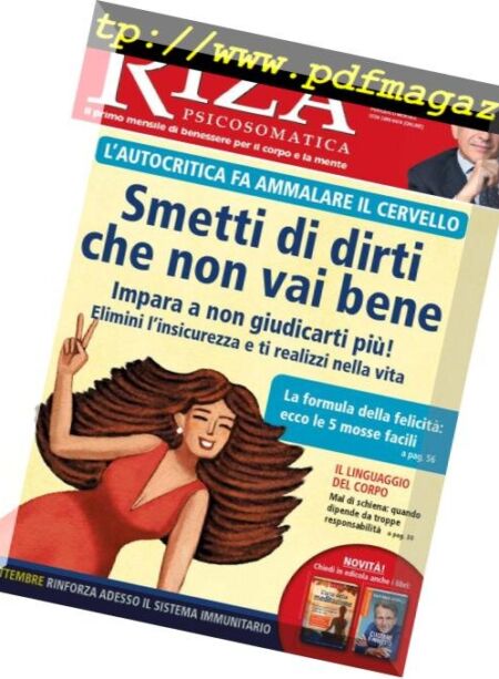Riza Psicosomatica – Settembre 2018 Cover