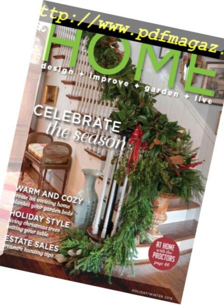 Roanoke Valley Home – Holiday-Winter 2018 Cover