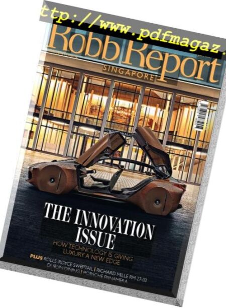 Robb Report Singapore – July 2017 Cover