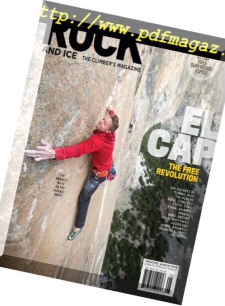 Rock and Ice – August 2018 Cover