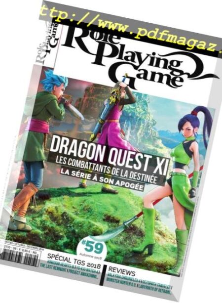 Role Playing Game – octobre 2018 Cover