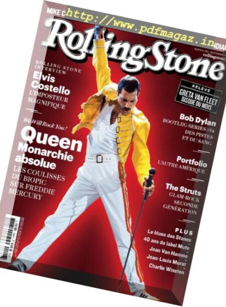 Rolling Stone France – novembre 2018 Cover