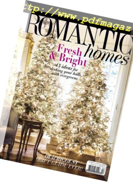 Romantic Homes – December 2018 Cover