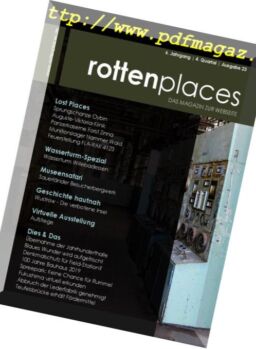 Rottenplaces Magazin – N 4, 2018