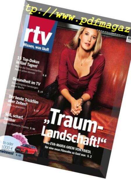 RTV-Programm – 17 November 2018 Cover