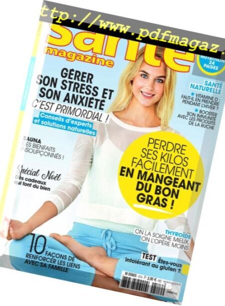 Sante Magazine – Decembre 2018 Cover