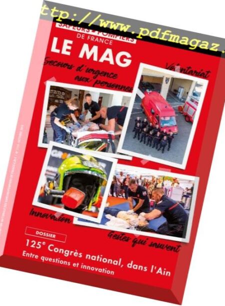 Sapeurs-Pompiers de France – octobre 2018 Cover