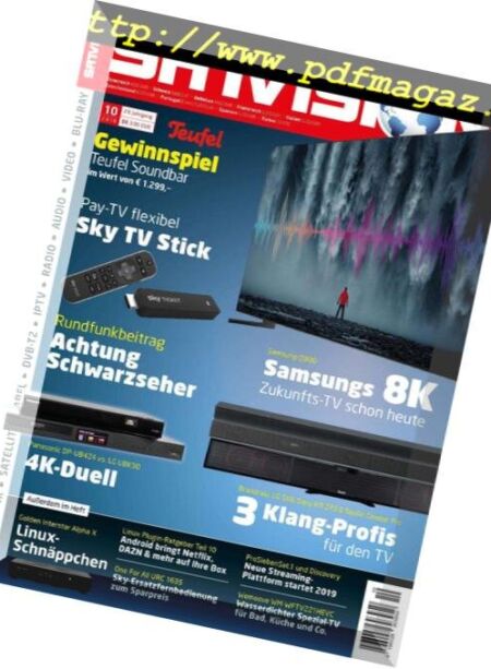 Satvision – Oktober 2018 Cover