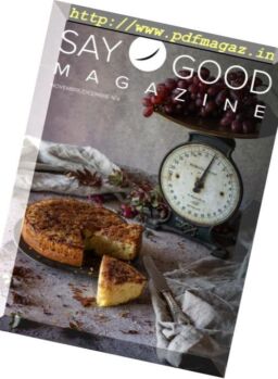 Say Good – Novembre-Dicembre 2018