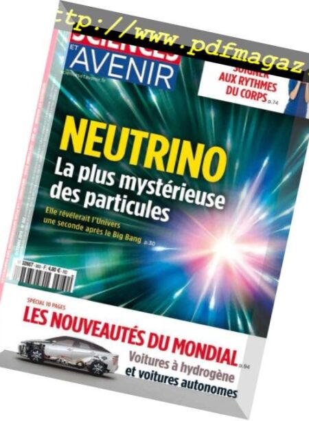 Sciences et Avenir – Octobre 2018 Cover