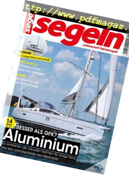 Segeln – November 2018 Cover