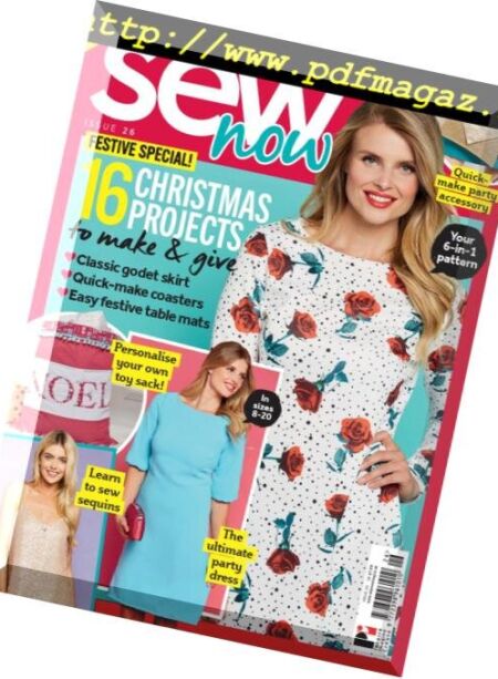 Sew Now – November 2018 Cover