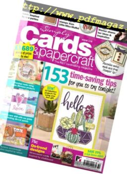 Simply Cards & Papercraft – Issue 176, 2018