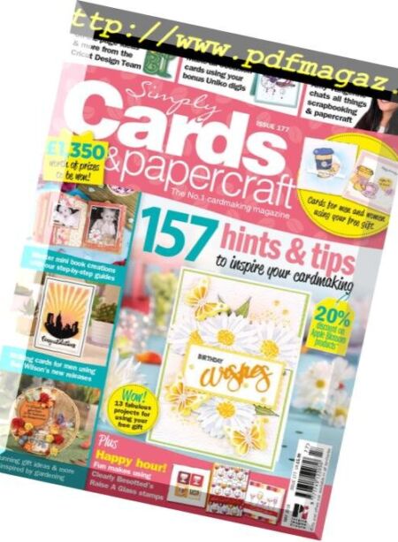 Simply Cards & Papercraft – Issue 177, 2018 Cover