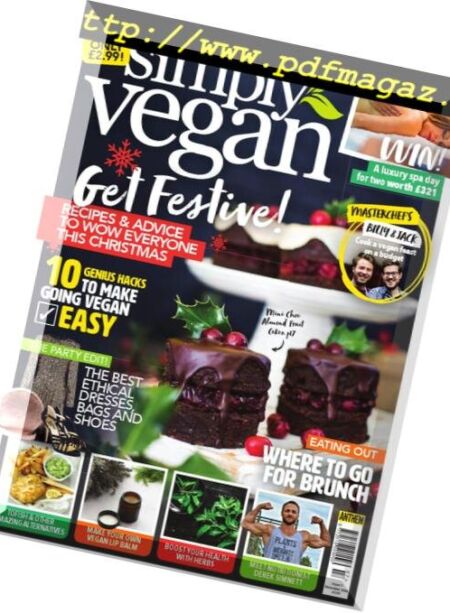 Simply Vegan – November 2018 Cover