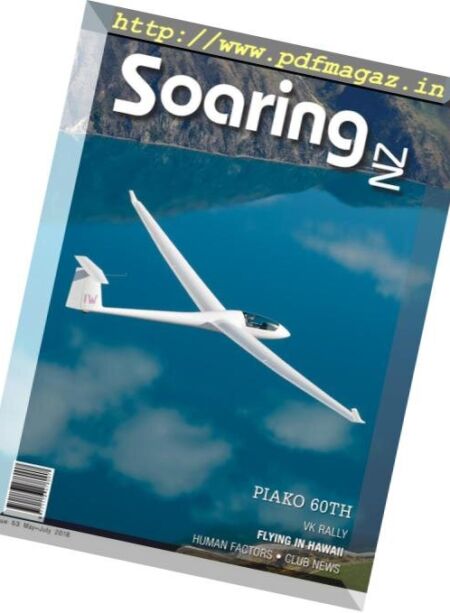 SoaringNZ – May-July 2018 Cover