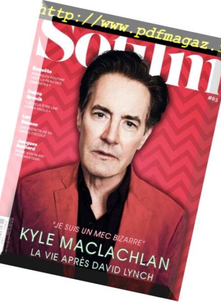 Sofilm – Septembre 2018 Cover