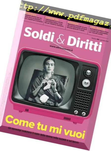 Soldi & Diritti – Gennaio 2018 Cover