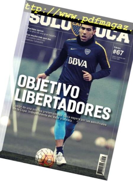 SoloBoca – julio 2016 Cover