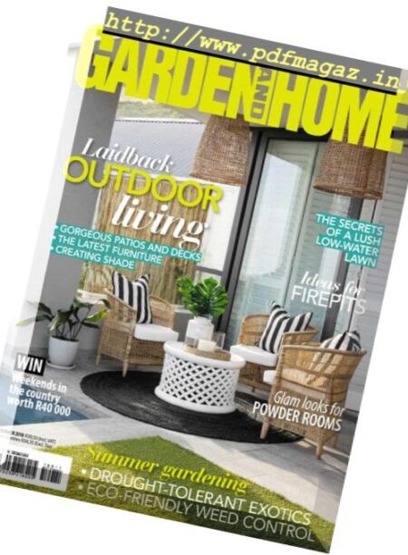 South African Garden and Home – November 2018 Cover