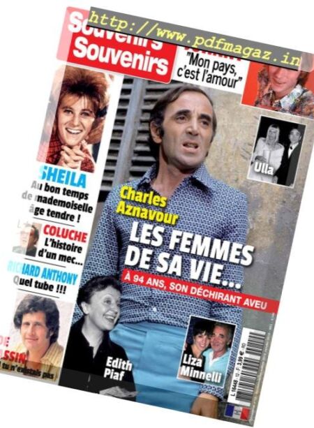Souvenirs Souvenirs – Novembre-Decembre 2018 Cover