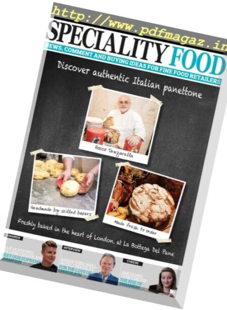 Speciality Food – November 2018 Cover