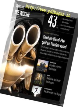 Spektrum die Woche – 25 Oktober 2018