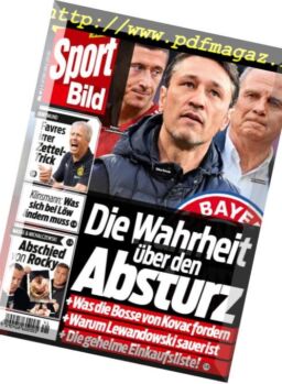 Sport Bild – 10 Oktober 2018