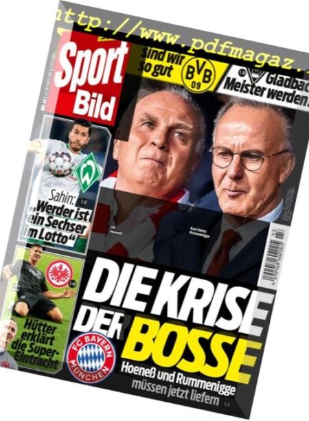 Sport Bild – 24 Oktober 2018 Cover