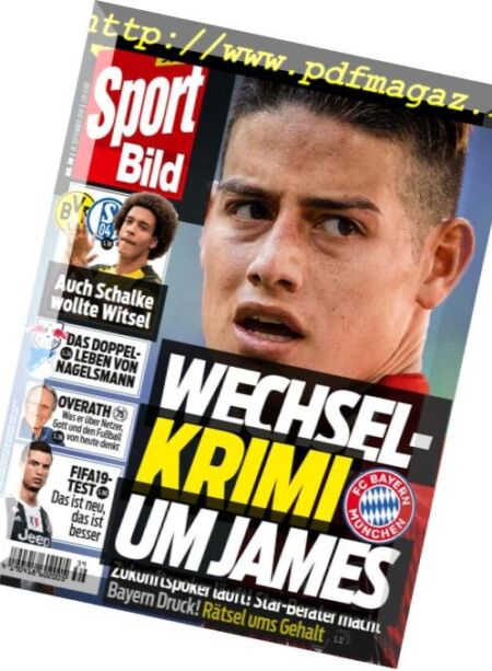 Sport Bild – 26 September 2018 Cover