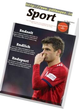 Sport Magazin – 25 November 2018