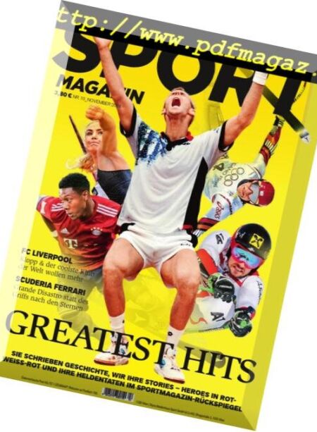 Sportmagazin – November 2018 Cover