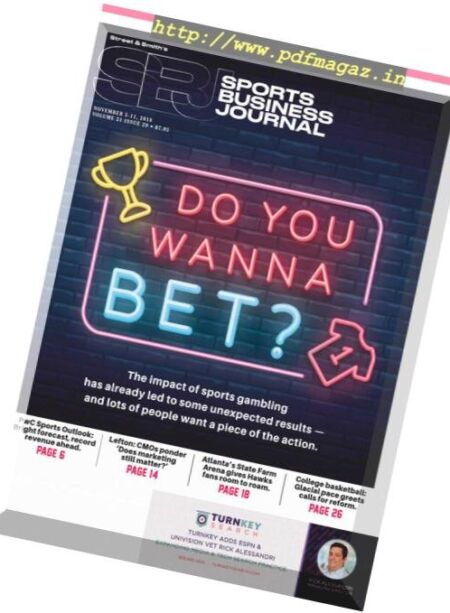 SportsBusiness Journal – 05 November 2018 Cover