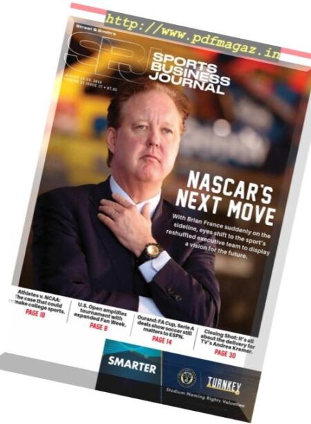SportsBusiness Journal – 13 August 2018 Cover
