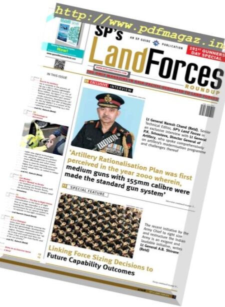 SP’s Land Forces – October 09, 2018 Cover