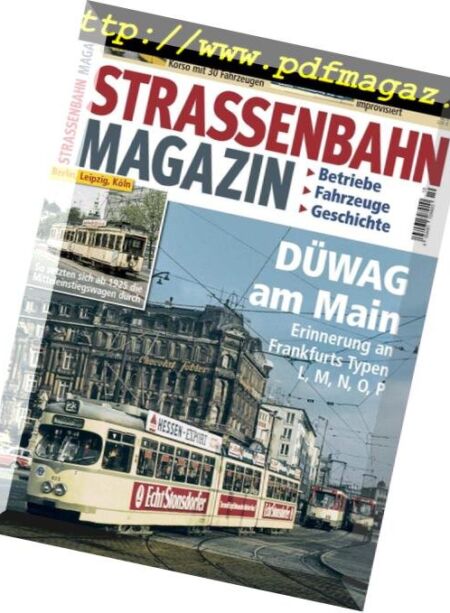 Strassenbahn Magazin – Oktober 2018 Cover