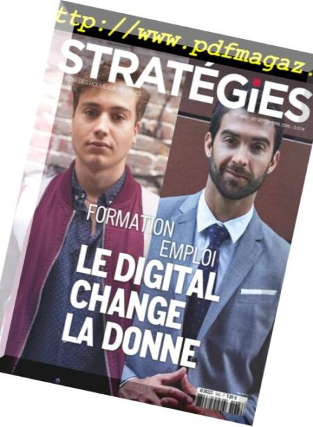 Strategies – 20 Septembre 2018 Cover