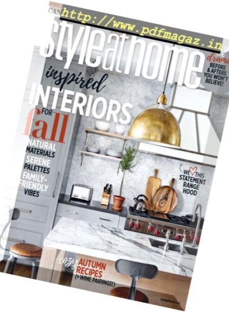 Style at Home Canada – October 2018 Cover