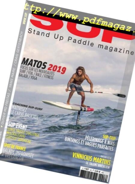 SUP Magazine France – Octobre-Novembre 2018 Cover