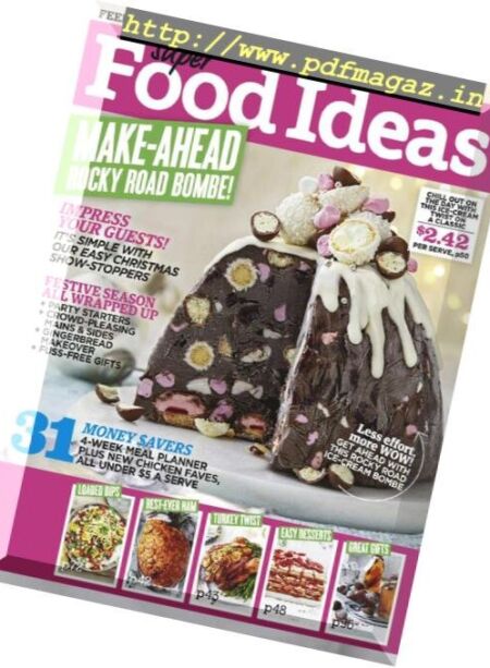 Super Food Ideas – December 2018 Cover